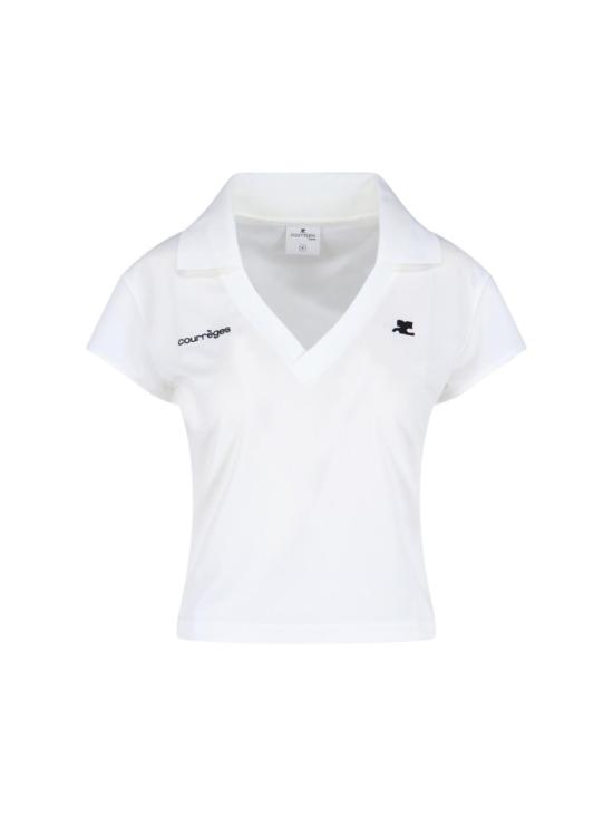 26SS 쿠레쥬 반팔 티셔츠 126JPO057JS0195B166 White