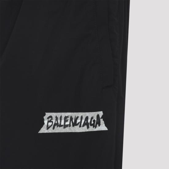26SS 발렌시아가 트레이닝/조거 팬츠 857634 TPQ38 Black - BALENCIAGA