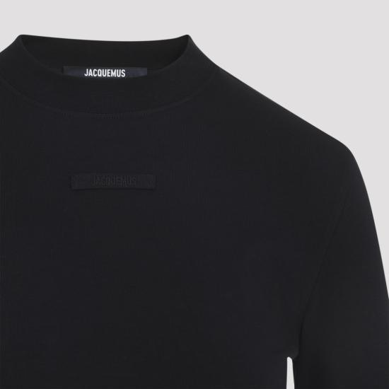 26SS 자크뮈스 긴팔 티셔츠 TSW00155AJ00124 Black - JACQUEMUS