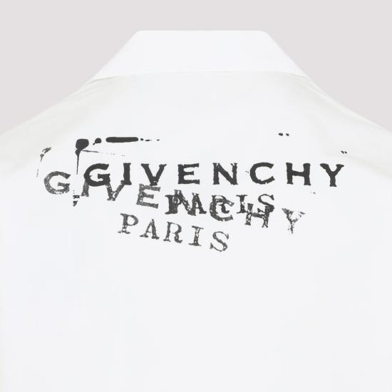 26SS 지방시 반팔 셔츠 BM618F1YJQ White - GIVENCHY