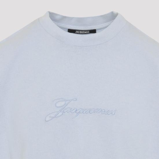 26SS 자크뮈스 반팔 티셔츠 TSM00631AJ00045 Blue - JACQUEMUS