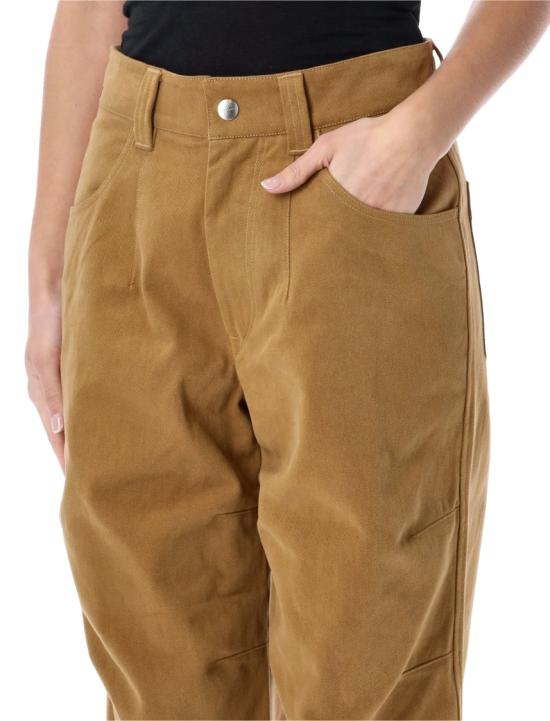 26SS 이자벨마랑에뚜왈 스트레이트 팬츠 PA0674FAD1E01E Brown - ISABEL MARANT ETOILE