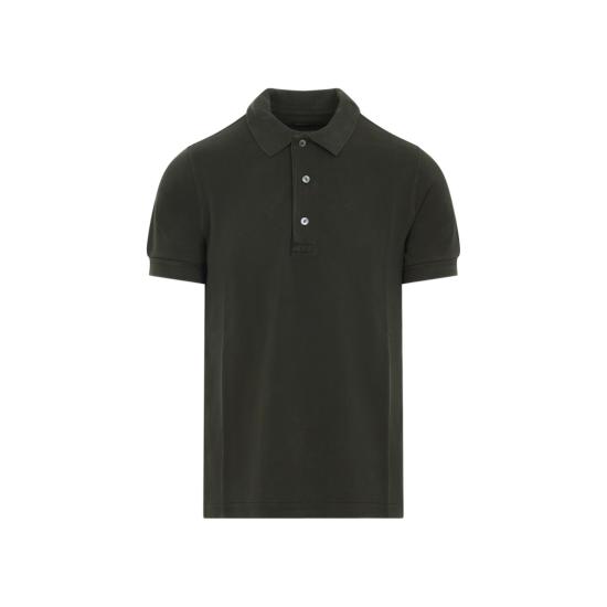 26SS 톰포드 폴로 티셔츠 JPS011 JMT013 Black