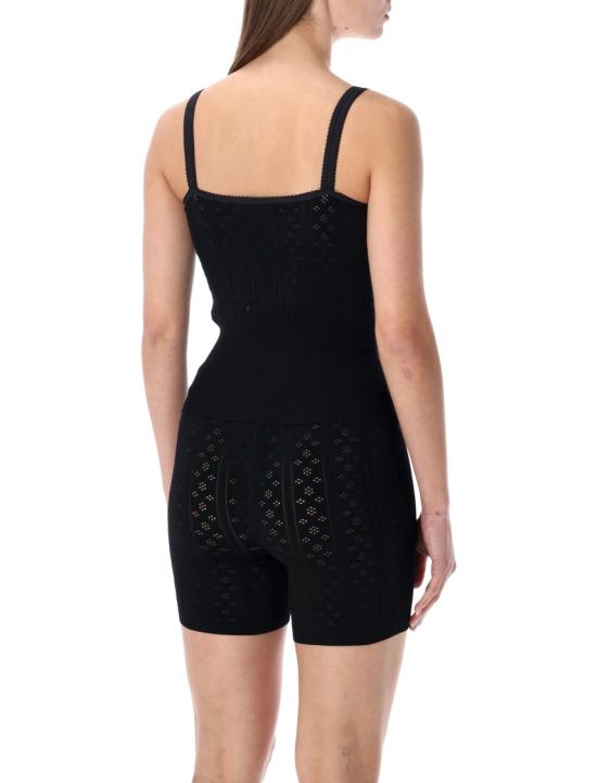 26SS JW앤더슨 민소매 티셔츠 KW1469YN0309 Black - JW ANDERSON