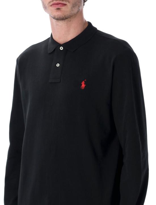 26SS 폴로 랄프로렌 클래식 핏 코튼 폴로 셔츠 710680790 Black - POLO RALPH LAUREN