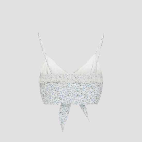 26SS 에르마노 설비노 민소매 티셔츠 D482L393APXWE White - ERMANNO SCERVINO