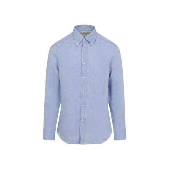 26SS 브루넬로 쿠치넬리 긴팔 셔츠 MM6841716 Blue