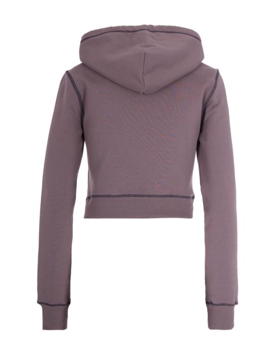 26SS 디젤 후드 티셔츠 8777934 Grey - DIESEL