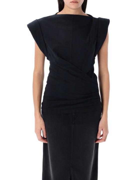 26SS 이자벨마랑에뚜왈 반팔 티셔츠 TS0207FAA1N41I Black