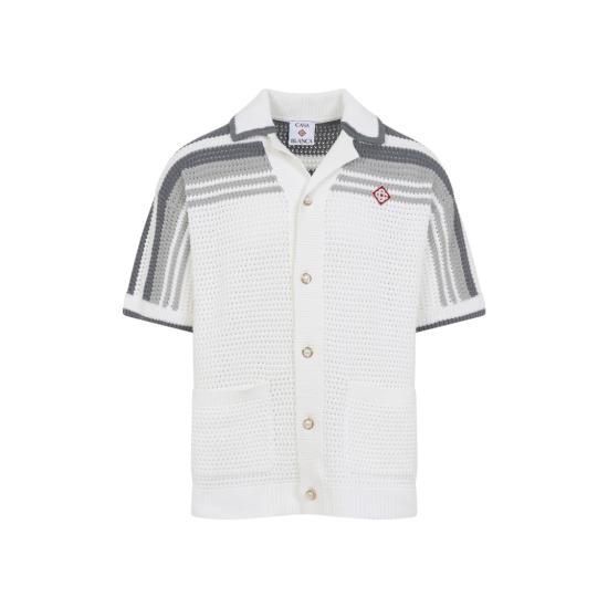 26SS 카사블랑카 반팔 셔츠 MSP26KW93301 White