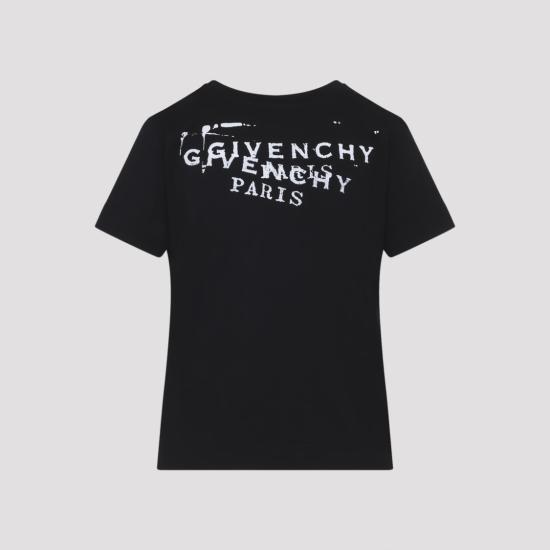 26SS 지방시 반팔 티셔츠 BW70FJP7A7 Black - GIVENCHY