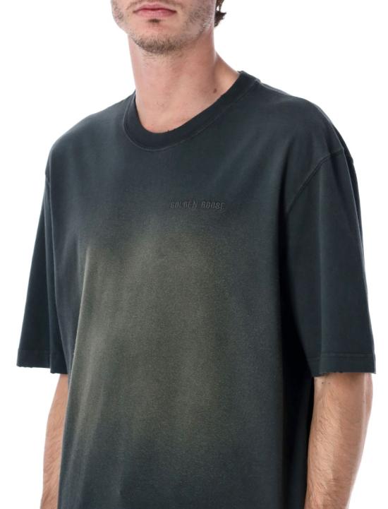 26SS 골든구스 반팔 티셔츠 GUP01873P002362 Black - GOLDEN GOOSE