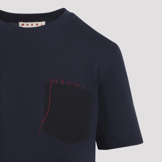 26SS 마르니 반팔 티셔츠 THJE0378QS UTC446 Black - MARNI