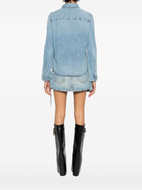 26SS 디젤 데님 셔츠 A15808 Blue - DIESEL