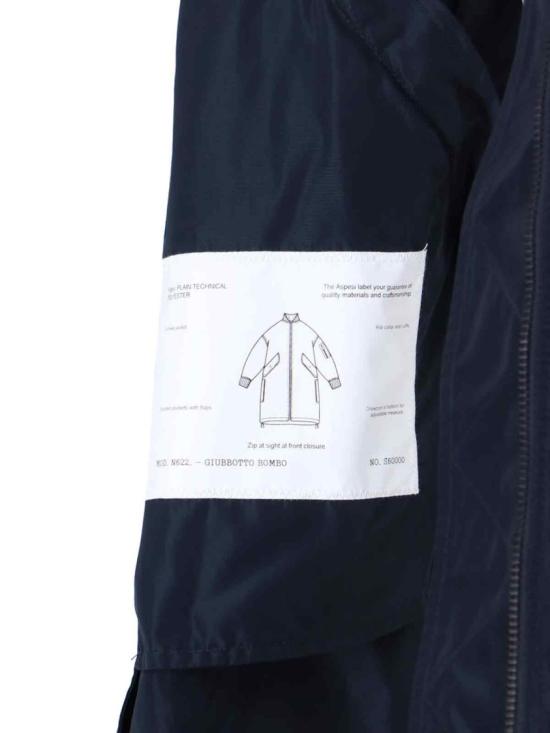26SS 아스페시 테크니컬 폴리에스터 봄버 자켓 N622 P00801099 Blue - ASPESI