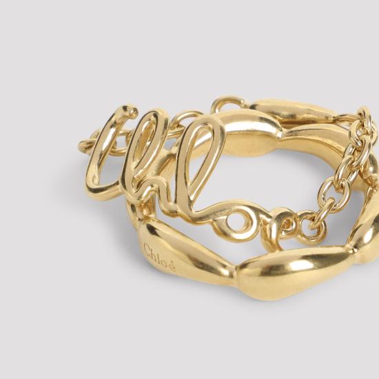 26SS 끌로에 반지 CHC24AFR67CB7 9DC VINTAGE GOLD - CHLOE
