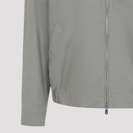 26SS 브루넬로 쿠치넬리 개버딘 블루종 재킷 MY4196583 Grey - BRUNELLO CUCINELLI