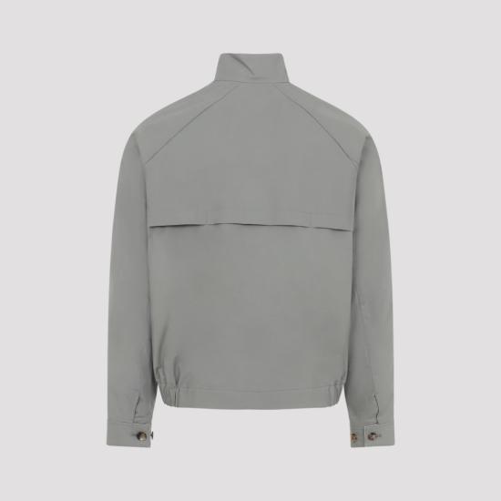 26SS 브루넬로 쿠치넬리 개버딘 블루종 재킷 MY4196583 Grey - BRUNELLO CUCINELLI