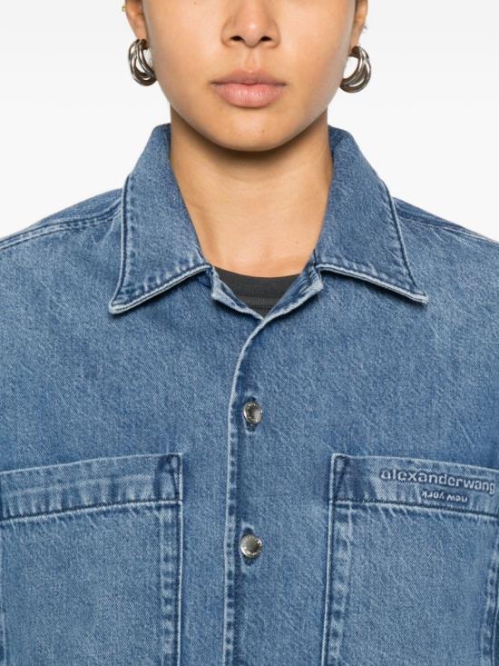 26SS 알렉산더 왕 데님 셔츠 4DC1261938 Blue - ALEXANDER WANG