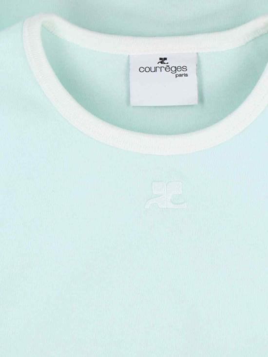 26SS 쿠레쥬 반팔 티셔츠 125JTS017JS0203B216 Green - COURREGES