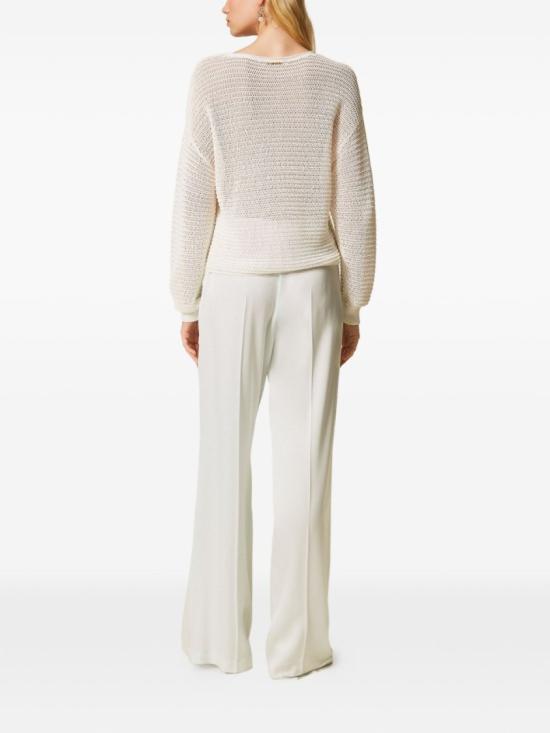 26SS 트윈셋 팔라초 팬츠 261TP2391 White - TWINSET