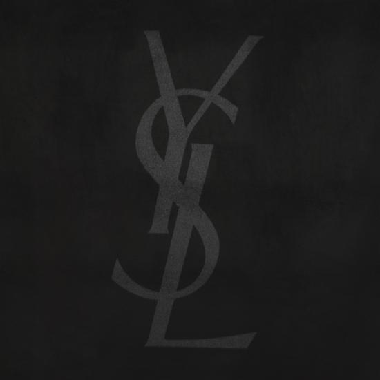 25FW 생로랑 머플러/스카프 835846 3Y009 1061 BLACK DARK GREY - SAINT LAURENT