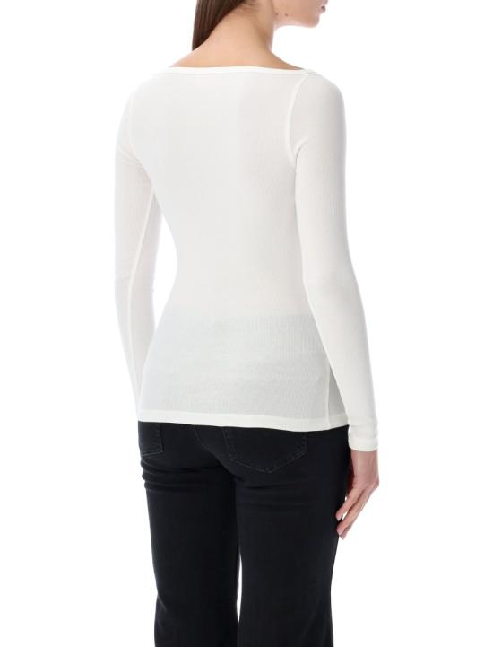 26SS 디젤 긴팔 티셔츠 A199090JMBA White - DIESEL