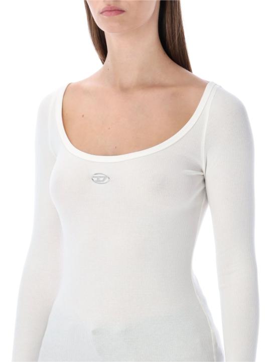 26SS 디젤 긴팔 티셔츠 A199090JMBA White - DIESEL