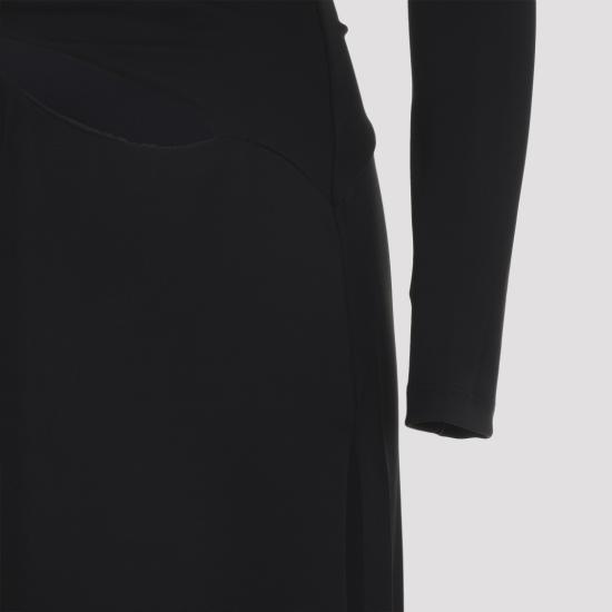 26SS 엘리자베타프랜치 롱 원피스 ABR2561E2 Black - ELISABETTA FRANCHI