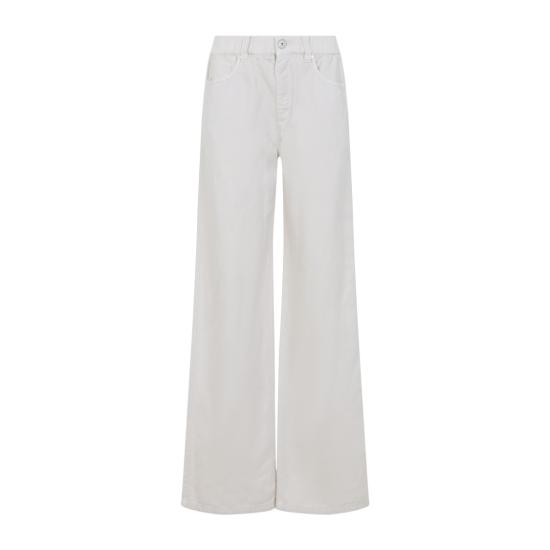 26SS 브루넬로 쿠치넬리 스트레이트 팬츠 ML996P4053 White