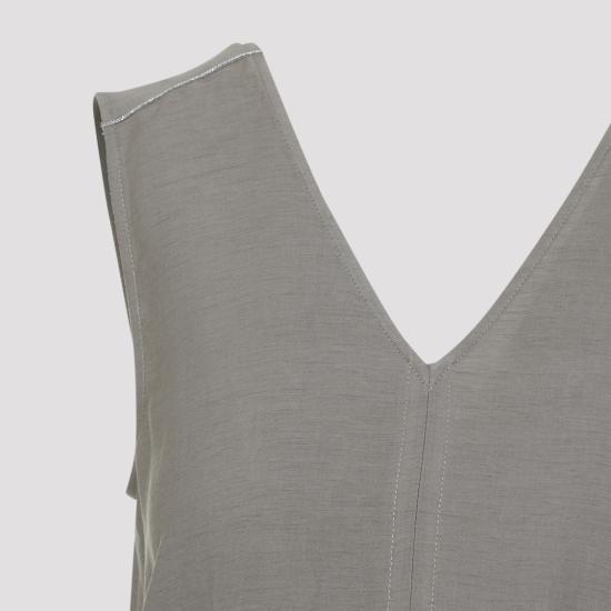 26SS 페세리코 롱 원피스 A02224 05435 Grey - PESERICO