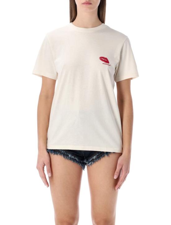 26SS 이자벨마랑에뚜왈 반팔 티셔츠 TS0001FAD1N06E Neutrals