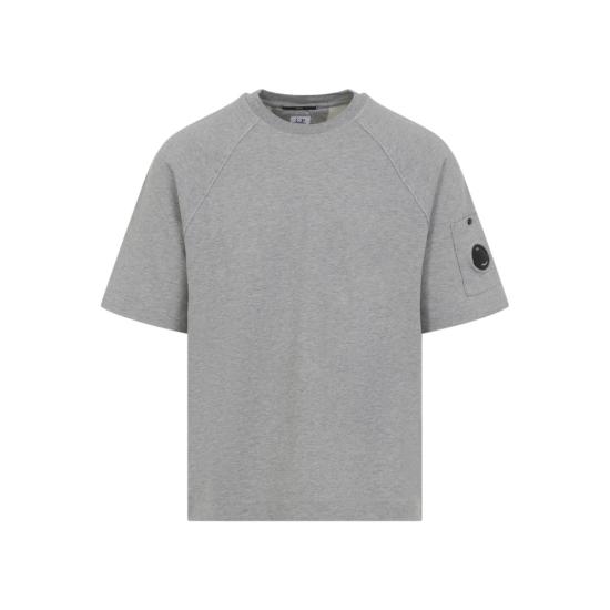 26SS 씨피 컴퍼니 라이트 플리스 숏슬리브 스웨트셔츠 20CMSS034A 002246G Grey