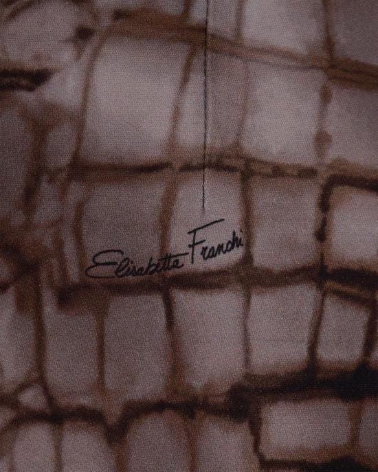 26SS 엘리자베타프랜치 숏팬츠 1259614 Brown - ELISABETTA FRANCHI