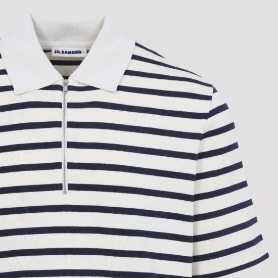 26SS 질샌더 폴로 티셔츠 J47GL0104 J46497 White - JIL SANDER