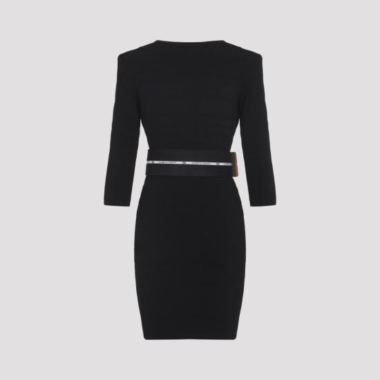 26SS 엘리자베타프랜치 미디 원피스 AM01S61E2 Black - ELISABETTA FRANCHI