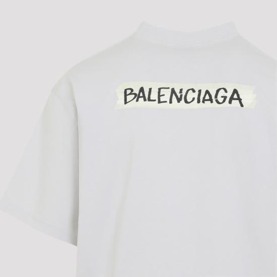 26SS 발렌시아가 반팔 티셔츠 764235 TTVL6 White - BALENCIAGA