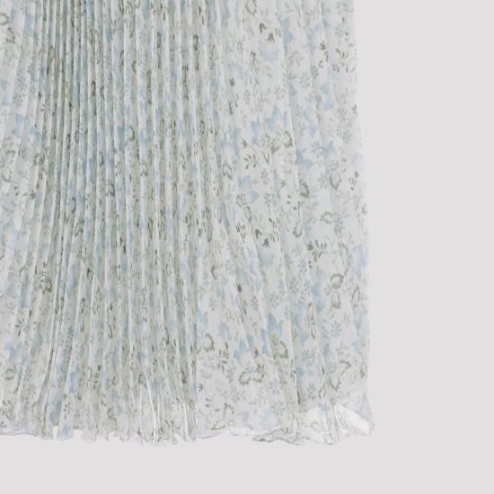 26SS 에르마노 설비노 롱 스커트 D482O361XHL White - ERMANNO SCERVINO