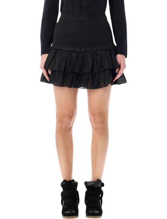 26SS 이자벨마랑에뚜왈 숏 스커트 JU0022FCB3J04E Black