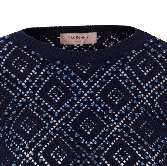 26SS 트윈셋 반팔 티셔츠 261TP3201 13172 Blue - TWINSET