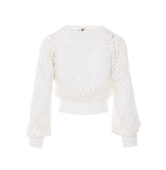 26SS 트윈셋 스웨터 261TP3203 00059 White - TWINSET