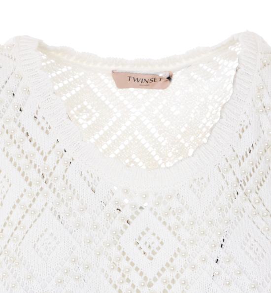 26SS 트윈셋 긴팔 티셔츠 261TP3202 00059 White - TWINSET