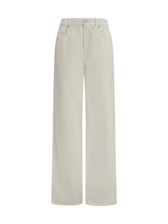 26SS 브루넬로 쿠치넬리 데님 팬츠 ML996P4053 C1101 WHITE