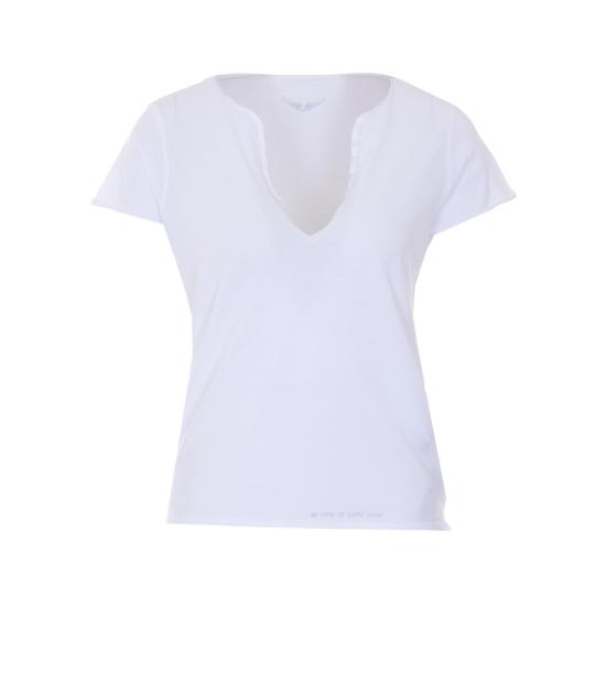 26SS 자딕앤볼테르 반팔 티셔츠 JWTN00447 101 White