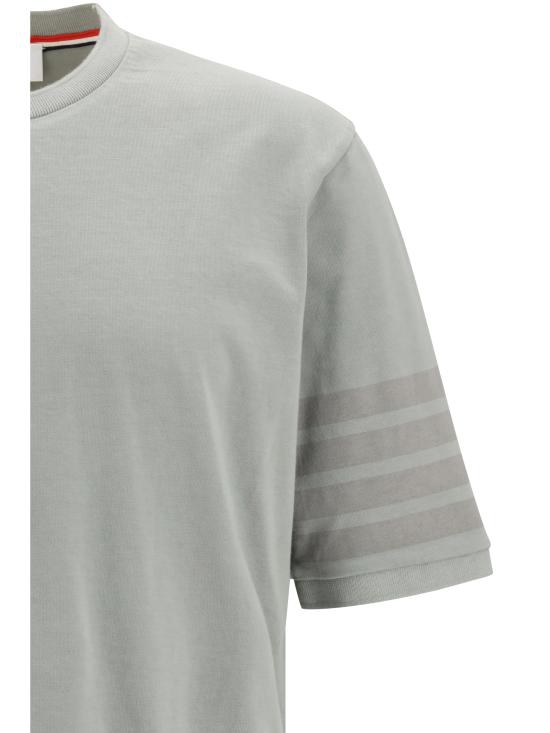 26SS 톰브라운 코튼 저지 4바 티 MJS303AJ0253 055 GREY - THOM BROWNE