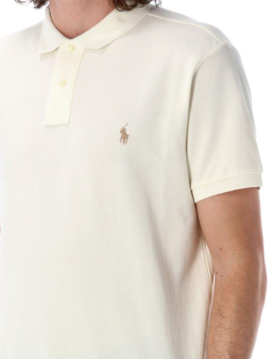 26FW 폴로 랄프로렌 폴로 티셔츠 710680784 372 Bianco - POLO RALPH LAUREN