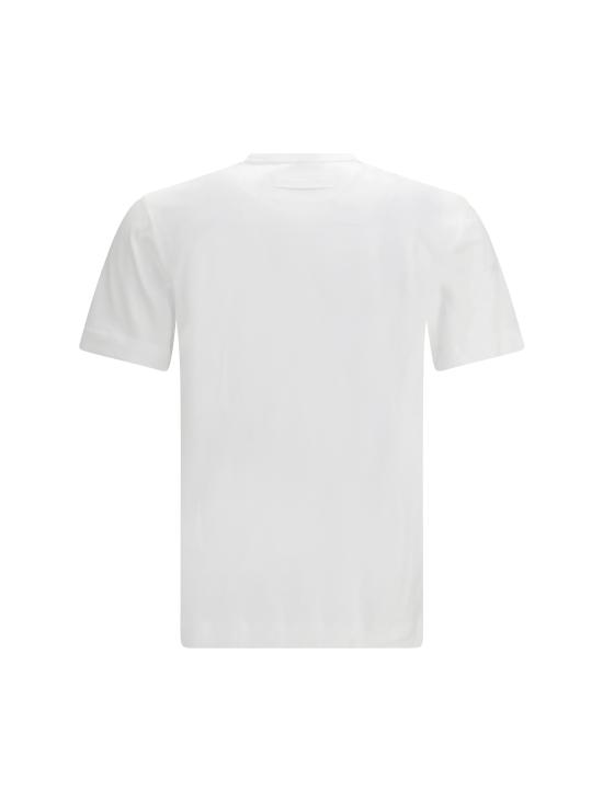 26SS 에르메네질도제냐 반팔 티셔츠 UH360A3H765N00 001 WHITE - ERMENEGILDO ZEGNA