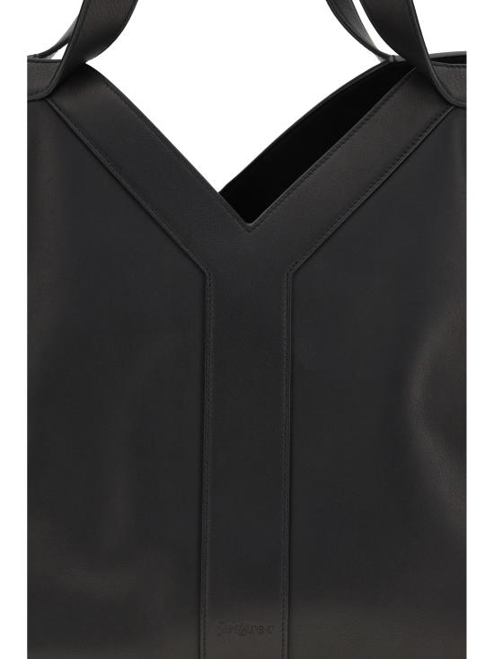 26SS 생로랑 그레인드 레더 Y 토트백 817602AAEB3 1000 BLACK - SAINT LAURENT