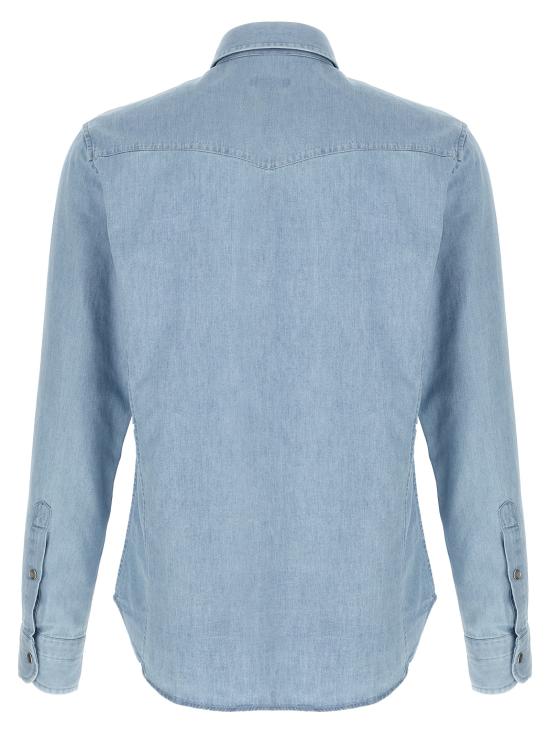 26SS 톰포드 긴팔 셔츠 HDS001FMC315UAN Light Blue - TOMFORD