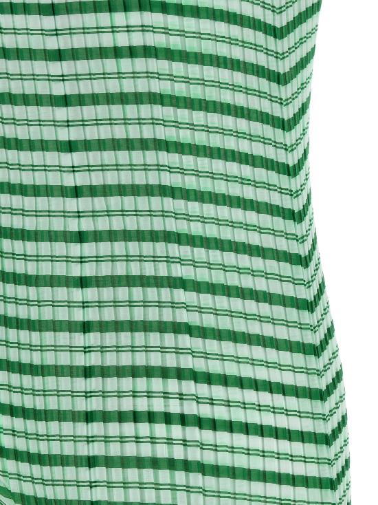 25FW 이세이 미야케 롱 원피스 IM58FH14166 Green - ISSEY MIYAKE